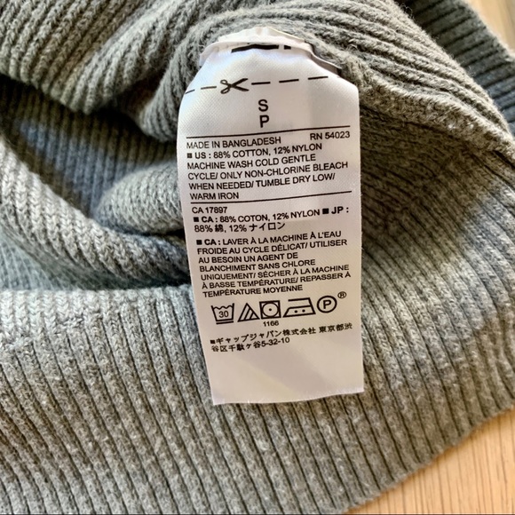 BANANA REPUBLIC Cowl Neck Cotton Sweater - Picture 3 of 5